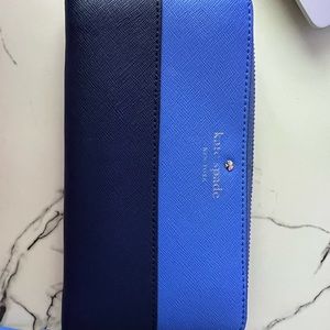 kate spade canvas wraparound wallet